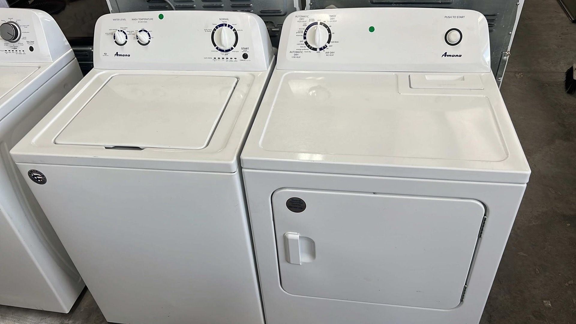 Washer and dryer