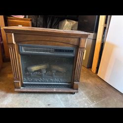 Movable Fireplace W/Remote