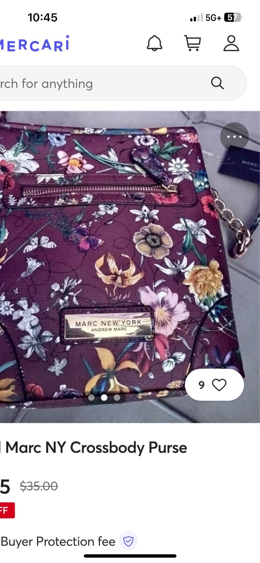 Marc New York Floral Purse