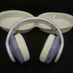 ZIHNIC WH-816 Bluetooth Wireless Over-Ear Headphones - Purple