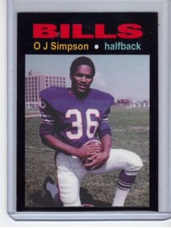 O J Simpson '69 Buffalo Bills rookie season MC Glory Days #4