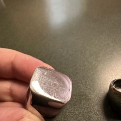 Blank stainless steel rings