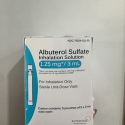 Albuterol Sulfate Inhalation solution 