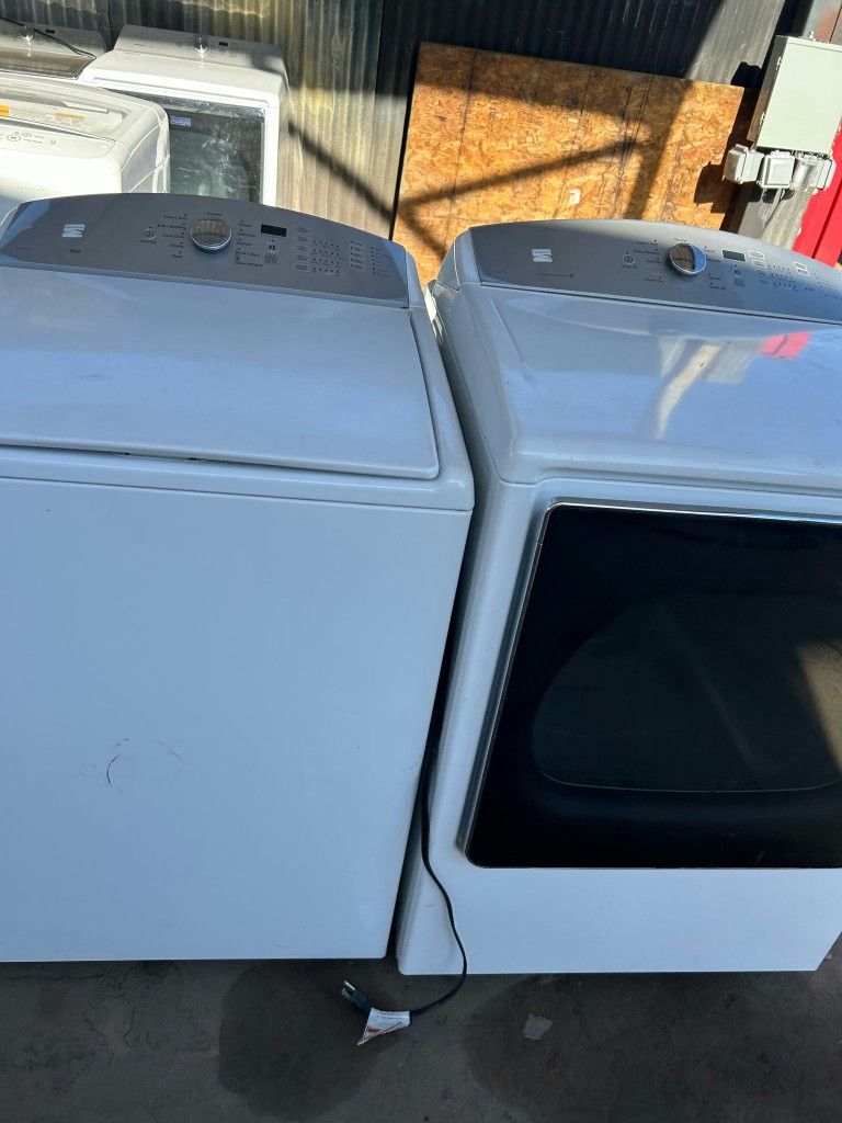 Xtra Lrg Capacity Washer Gas Dryer Set Kenmore Prices Dropped!