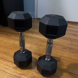 2 Hex Dumbbells 10 Lbs Each 