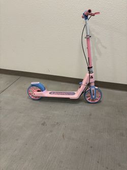 Pink scooter