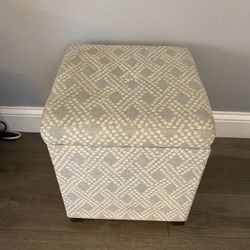 Small Storage Ottoman/Footstool