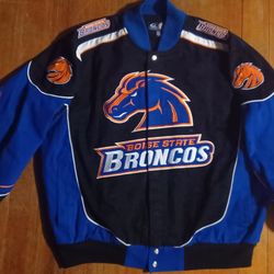 Boise State Broncos Men's Jacket Coat Size Xlarge G3 College 