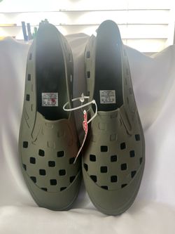 VANS Slip-On Trk Grape Leaf Rubber Water Shoes Size 13