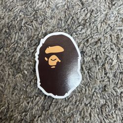 A Bathing Ape Ape Head Sticker