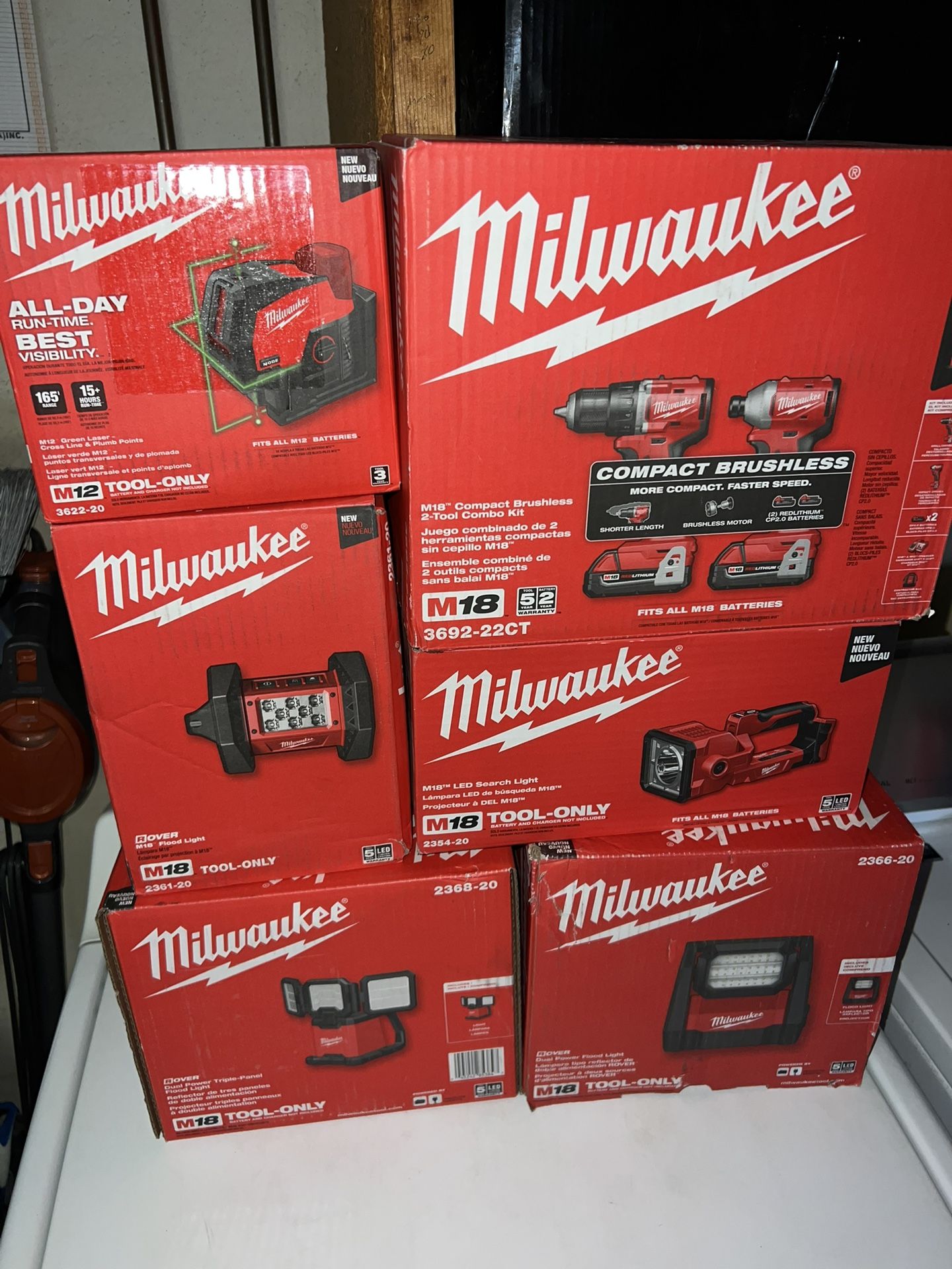 Milwaukee Tools All Brand New