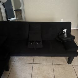 Two Almost New Futons Cup Holders