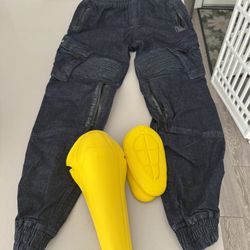 RIDE RICH UNIT 16™ ARMOURED MOTORCYCLE DENIM CARGO JOGGERS {RAW INDIGO}