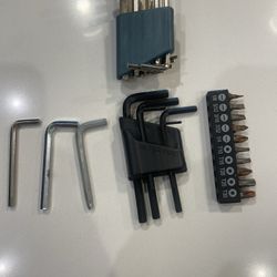 Tools Miscellaneous Allen Wrenches And Drill Bits