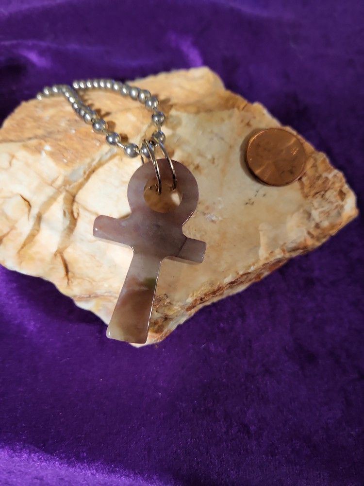 Stylish Ankh Stone Pendant