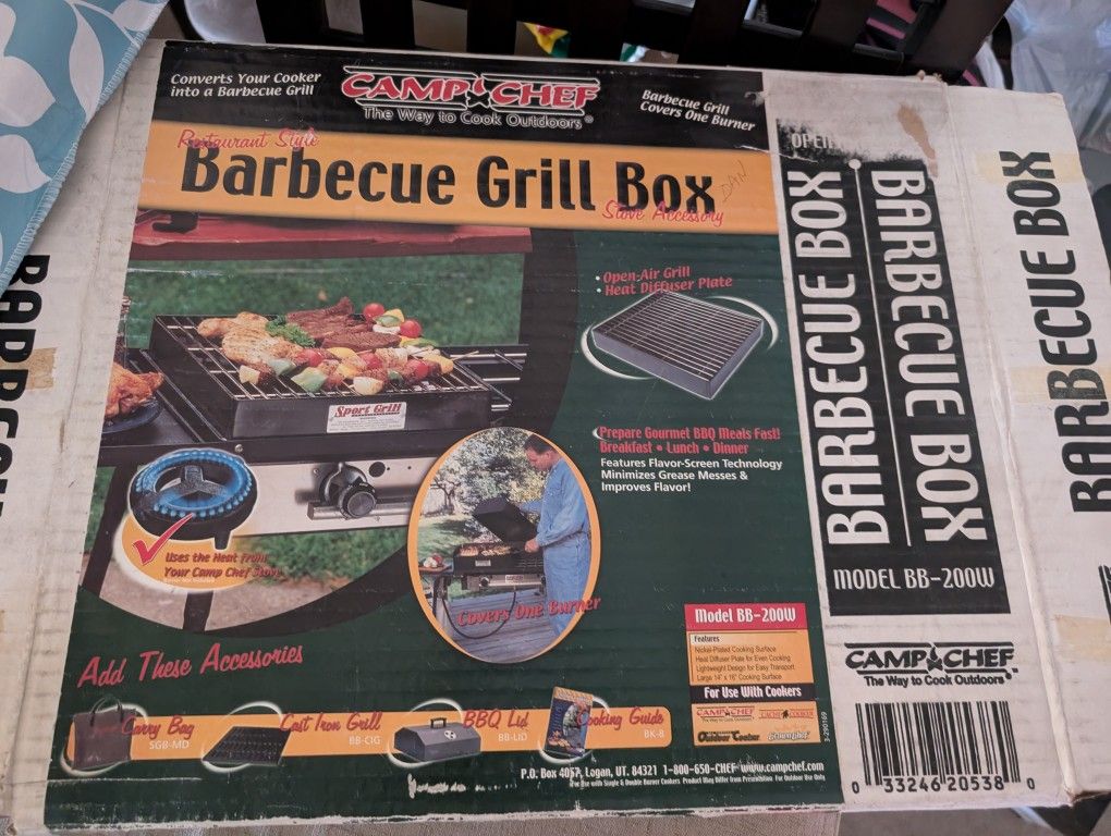 Barbecue Grill Box New And Open Box.