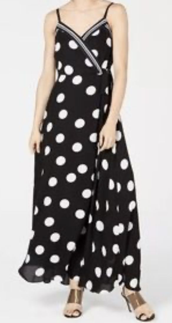 Maxi Polka Dot Dress Size Xl