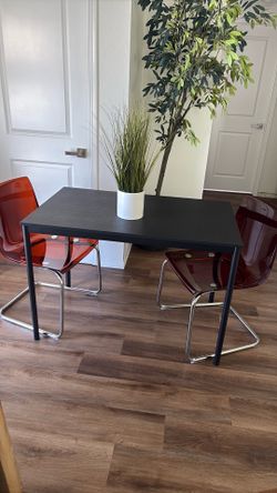 Table and two Chairs