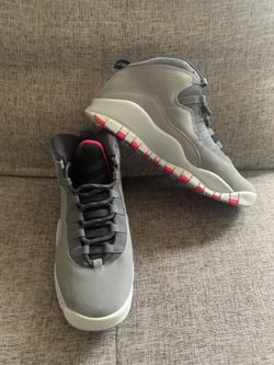 Jordan 10 GS Dark Smoke Grey size 8.5 for women