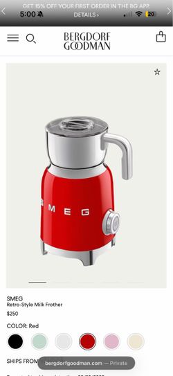 SMEG milk frother