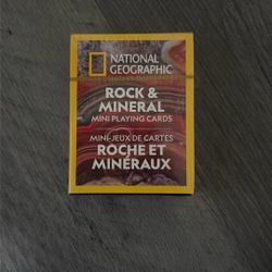 Rock And Mineral Mini Deck Of Cards