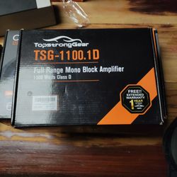 TSG COMPETITION MOMO BLOCK MID AND TWEETER AMPLIFIER W/REMOTE