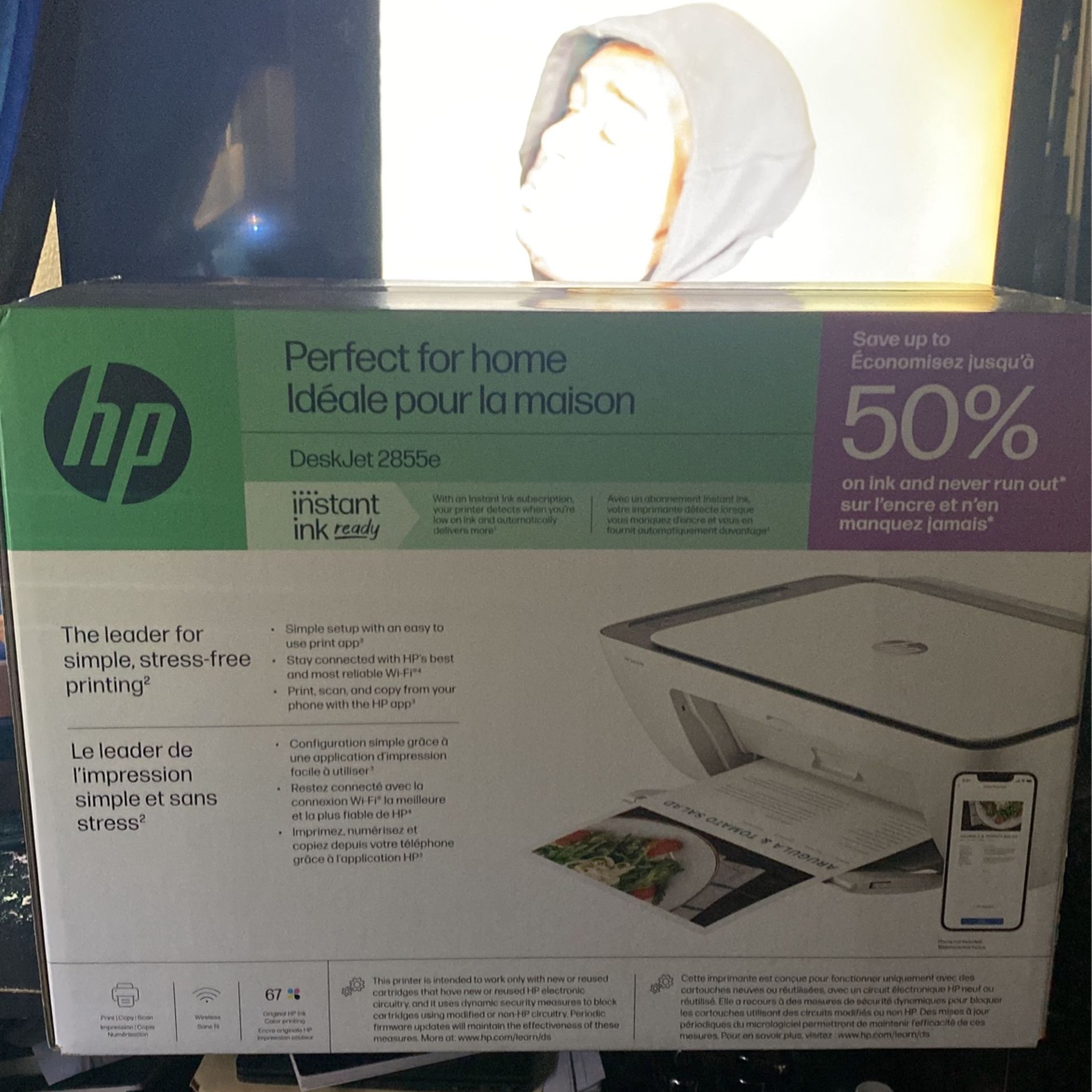 HP printer Deskjet 2855e