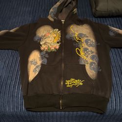 Ed hardy vintage zip up