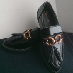 New Circus NY By Sam Edelman Nichola Black Patent Leather Women’s Loafers Size 7M. 