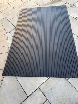Black Ribbed Rubber Floor Mat/stall mat