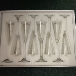 High quality 4oz Martini Glasses Set of 8, champagne glasses,Crystal Cocktail Glasses, Long stem Sparkling Wine glasses for Party, Restaurant, Bar, Wi