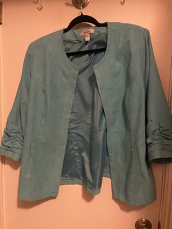 Teal blazer