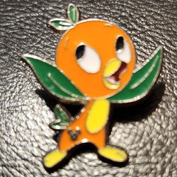 Orange Bird Character, Happy, Disney Pin, Part of the Hidden Mickey Series from 2011; number 3 of 5 in the series.