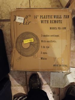 VieAir electric floor fan 20 inch and 16 inch