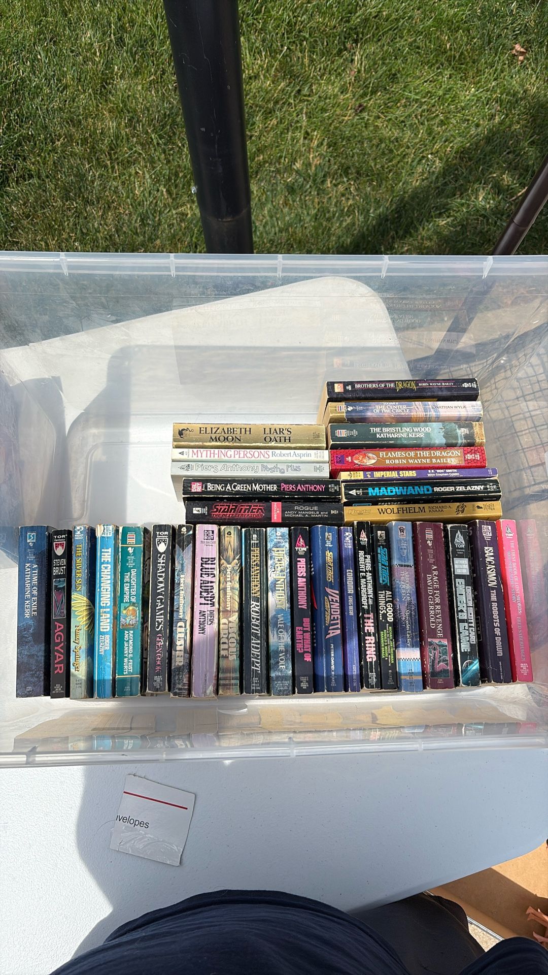 Fantasy Books Tor Star Trek - Lot