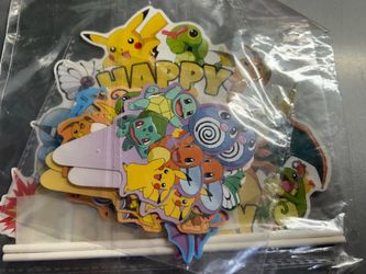 Pokemon Cupcake Toppers & Cake Toppers