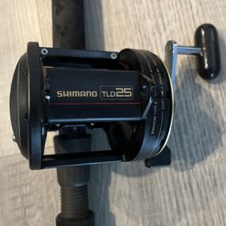 Shimano TLD 25 Fishing Reel/Rod Combo