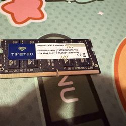Timetec 16GB 2Rx8 PC4 DDR4 SDRAM SO-DIMM 2400MHz (PC4-19200) 76TT24NUS2R8-16G