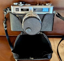 Yashica Rangefinder Electro 35mm Film Camera with Case