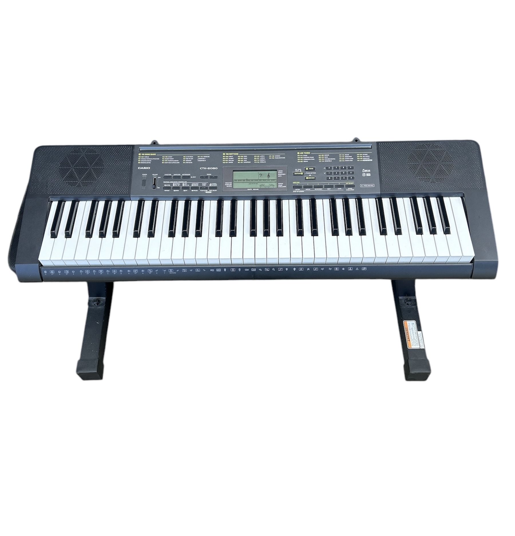 Casio CTK-2080 Electronic Keyboard With Case