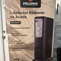 1,500-Watt Oil-Filled Radiant Electric Space Heater with Thermostat