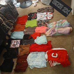 Big Bag Of Plus Size Clothes 2x 