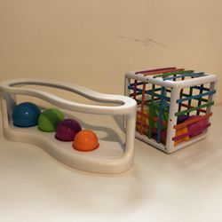 Two Sets Of Fat Brain Development Learning Toys