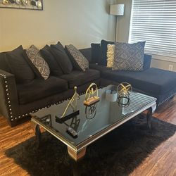 Black Sectional 