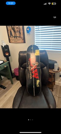 Rare Limited Edition Raw Black Skateboard Deck