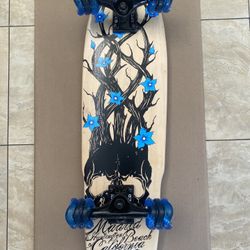 Madrid skateboard 29” x 8” V tail cruiser with shark wheela since 1976 series