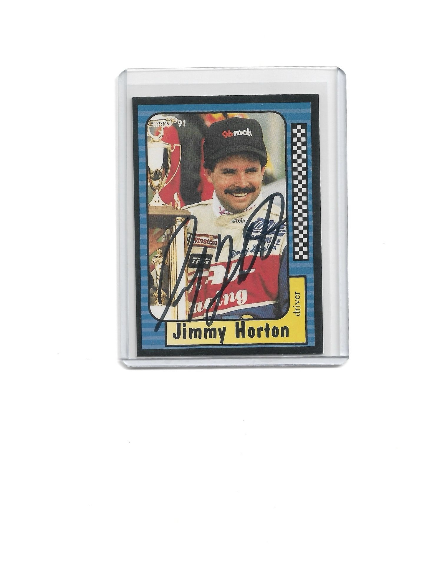 Jimmy Horton Autograph β Authentic Signed Driver Card β Local Pickup