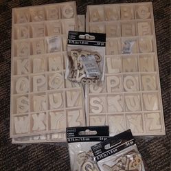 Arts & Crafts: Wooden Letters