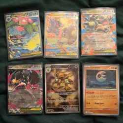 Pokémon Card Lot – Mega EX / Holo Cards in Sleeves – Collector Set – Open to Trades