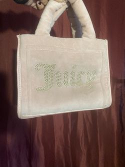 Juicy Couture Small Pink Velvet Tote